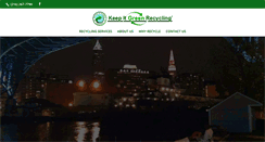 Desktop Screenshot of keepitgreenrecycling.com