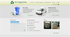 Desktop Screenshot of keepitgreenrecycling.ca